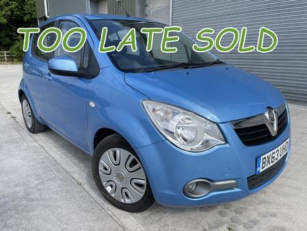 VAUXHALL AGILA 1.2 VVT ecoFLEX S